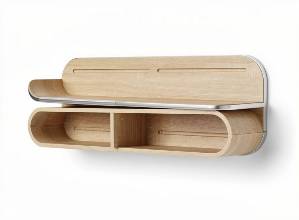 Étagère murale pour rangement en bois - 80 x 20 x 30cm