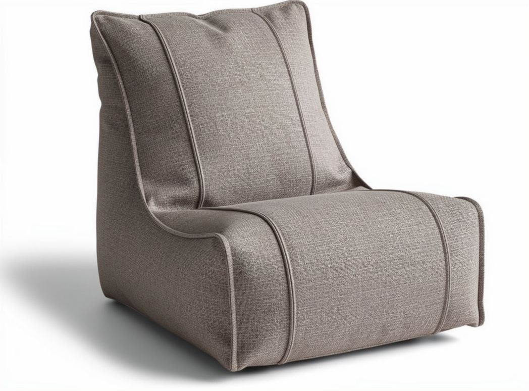 Fauteuil moderne en tissu pour salon - 80 x 70 x 90cm