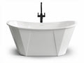 Baignoire en acrylique pour salle de bains - 150 x 75 x 60cm